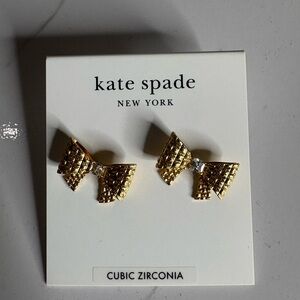 Kate Spade Gold Bow Earrings